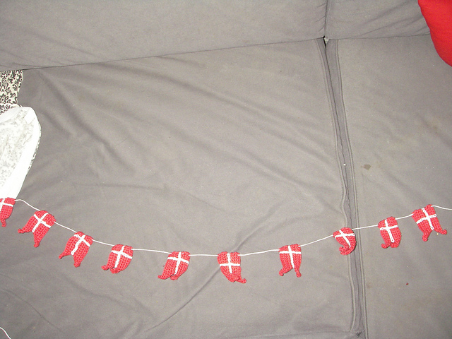 Flagranke med vimpelflag