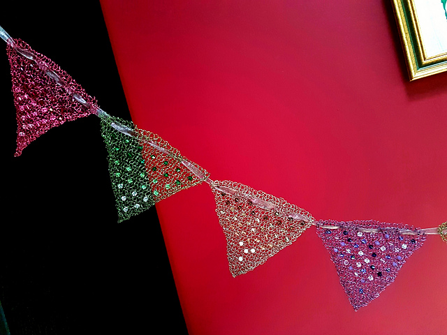 Wire & Crystal Posh Bunting
