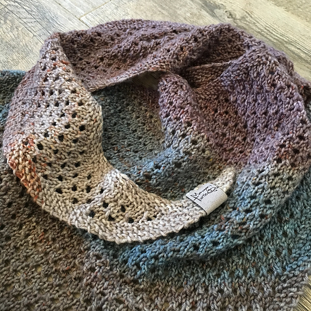 Mahogany Turtle Textured Shawlette
