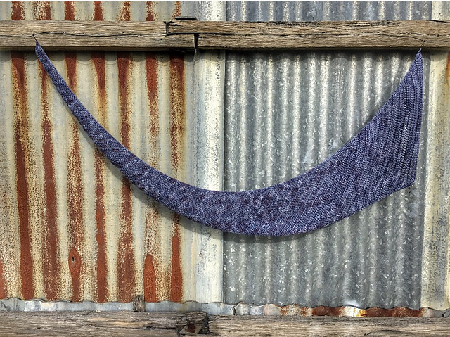 Mahogany Turtle Crochet Shawlette