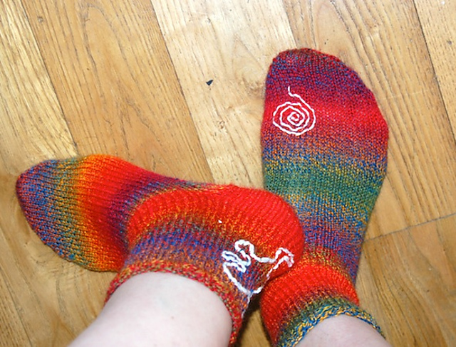 Australien - Multicolor m gehäkelten Applikationen
