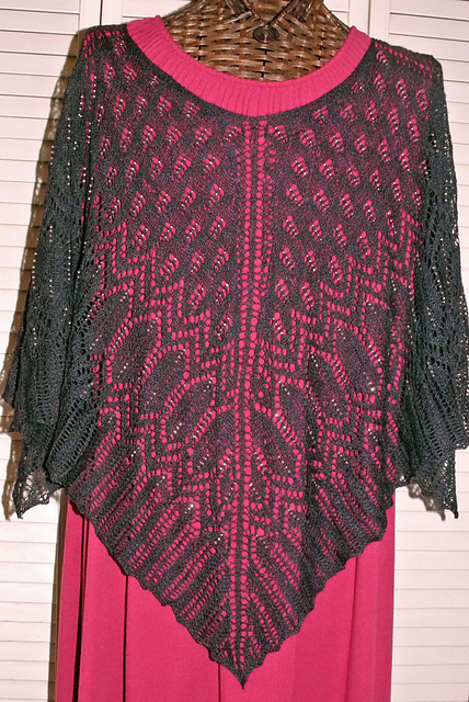 Midnight Lace Poncho