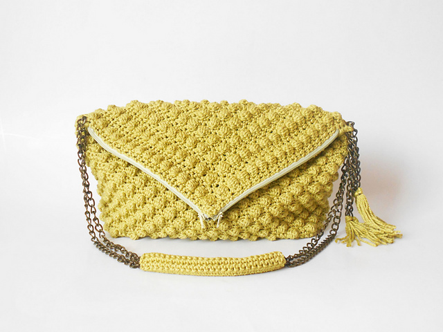 Bobble stitch bag