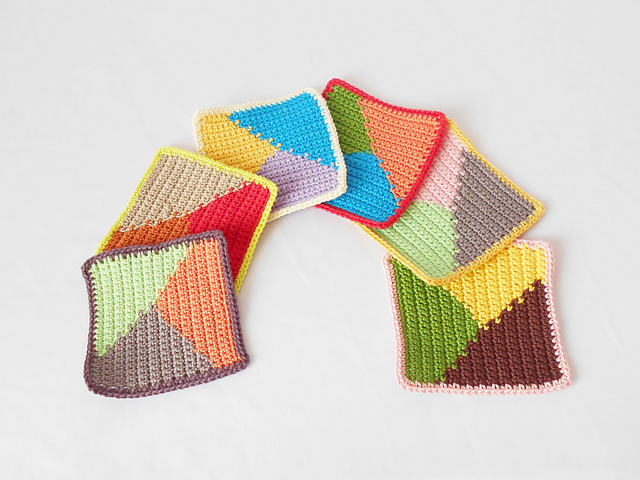 Color Facets Coasters