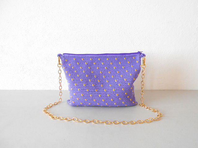Polka Dot Bag and Clutch