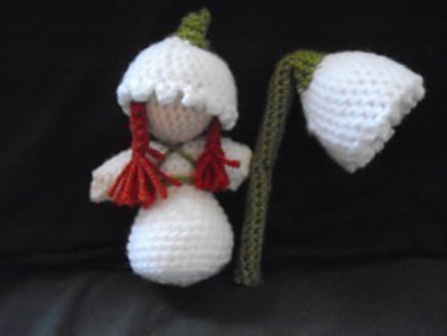 Snowdrop Flower Child Winter Fairy