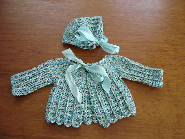 Ravelry: Doreen Baby Set #206 pattern by Nell Armstrong