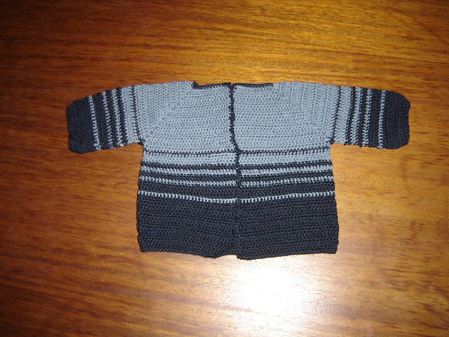 Epiphany Baby Sweater - Faded Stripes