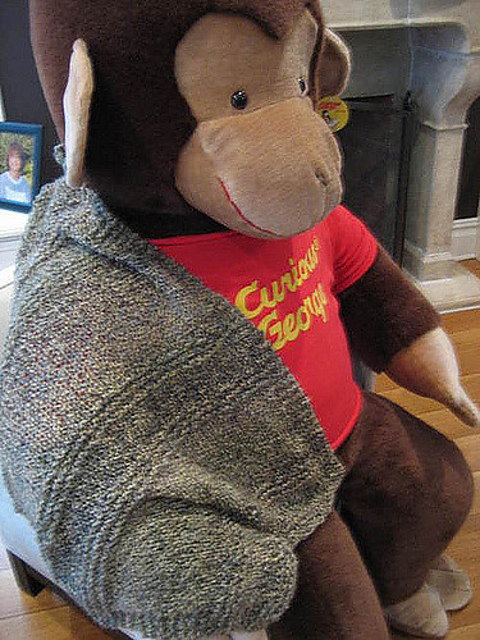Garter Stitch Stripes Prayer Shawl