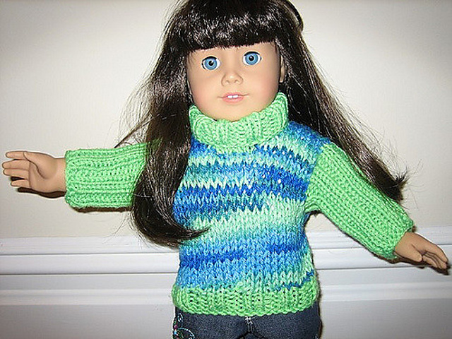 18" Doll - Upside Down Knitting Primer