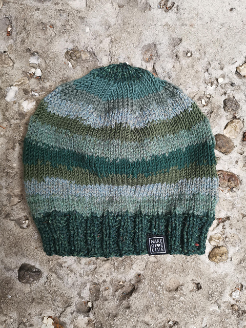 Scrappy Stripe Beanie