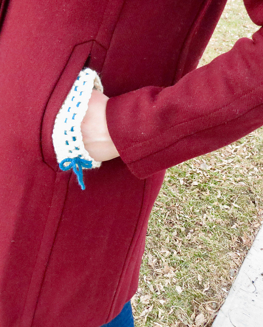 Peek Pockets - Crocheted Pocket Liners