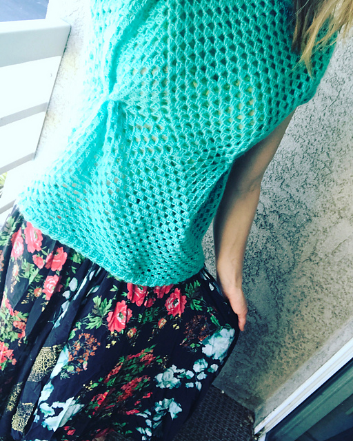 Triple Tucked Crochet Sweater