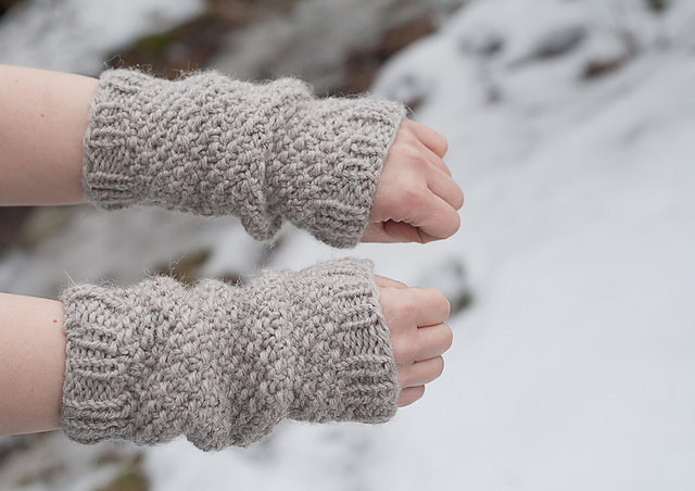 Pearl wrist warmers