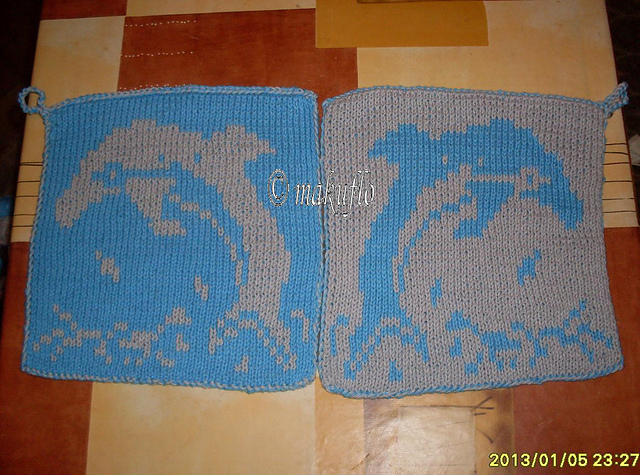 DF-Topflappen Delphin