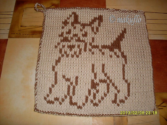 DF-Topflappen Hund 3 (West - Highland  - White - Terrier)