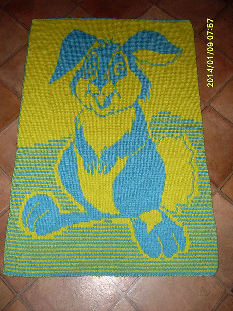 Babydecke Hase