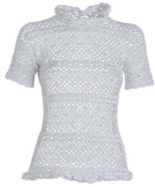 BLUSA DE CROCHÊ - MANEQUIM