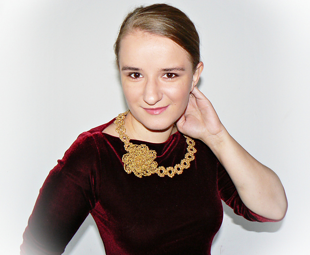 #13,14 Earrings and necklace