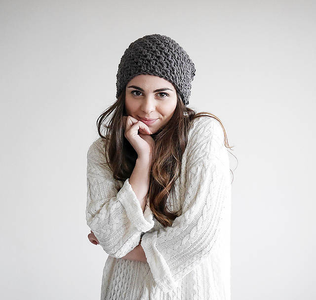 Simple slouchy hat