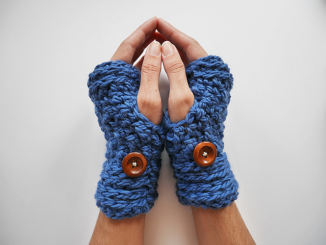 Fingerless mittens