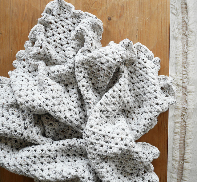 Granny stripe blanket