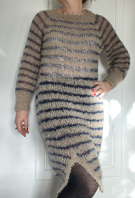 chunky knit dress pattern great falls dress knitting pattern Quince & Co