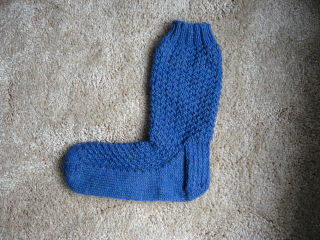Box-Stitch Socks