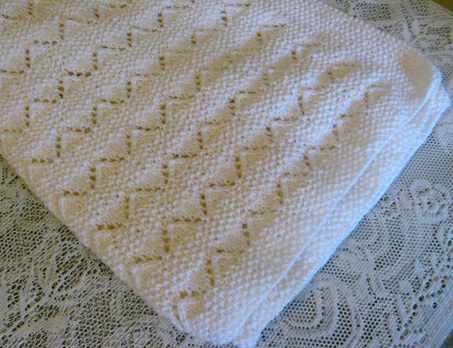 Chevron Stripe Baby Blanket