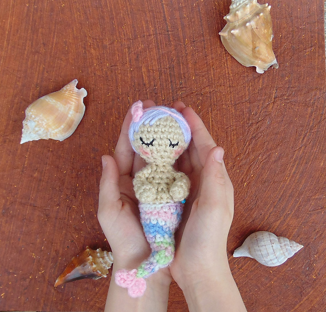 Sleepy Baby Mermaid