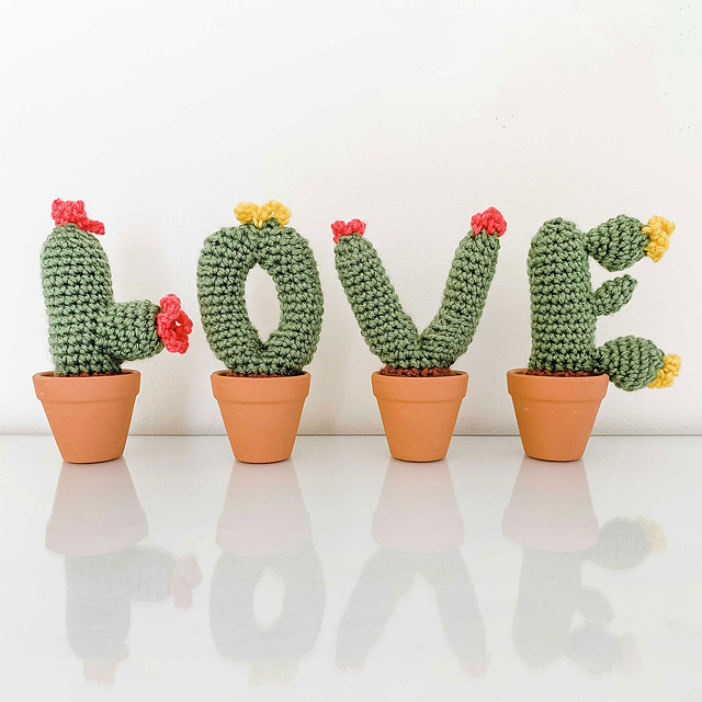 Ravelry: LOVE Cactus pattern by Adrienne Anila