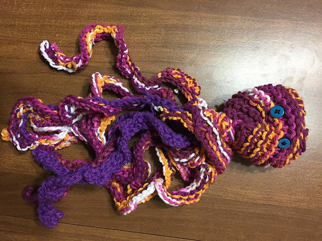 Octopus Convert to Jellyfish knit Toy
