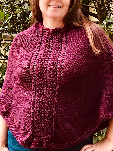 Hollyhock Poncho