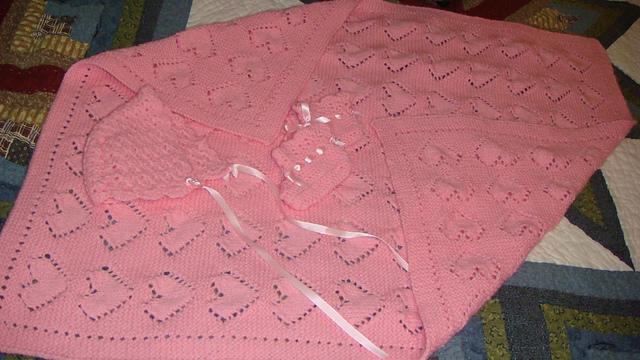 Pretty Baby Bonnet and Booties