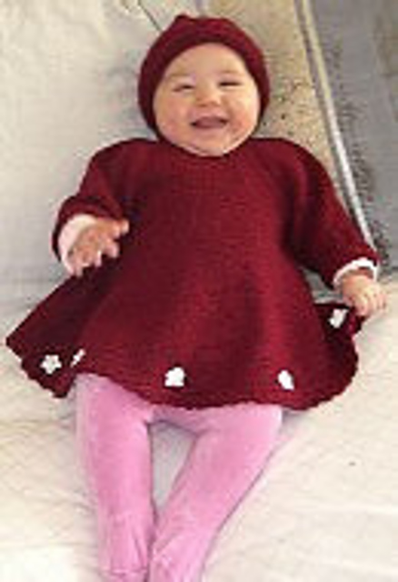 Angel Top with Raglan Sleeves and Matching Beret