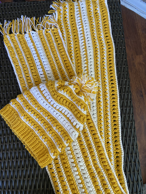 Sunshine Scarf and Hat
