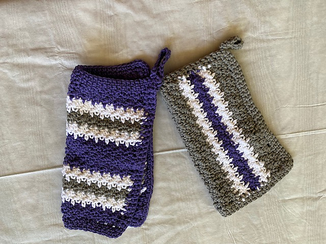 I Love Texture Potholders