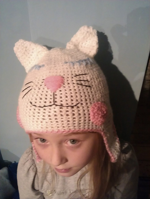 Crocheted Cat Hat