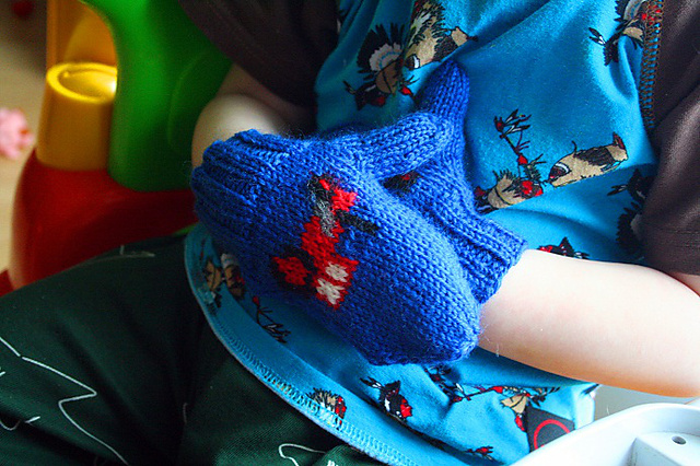 Gustaf - tractor mittens