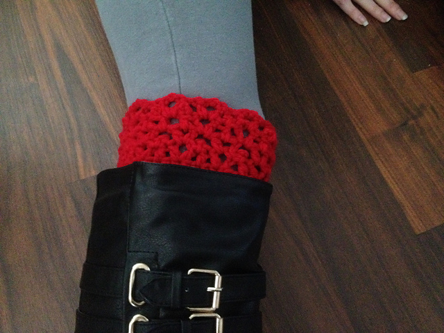 Lestat Inspired Lacy Boot Cuff 2