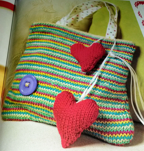 Heart Charms and Bag