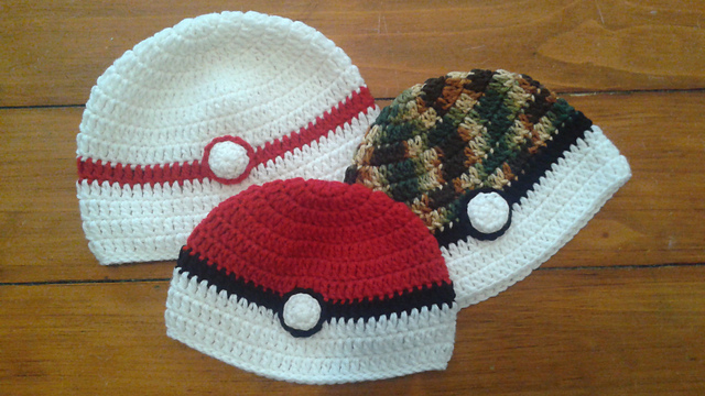 Pokeball Inspired Beanie