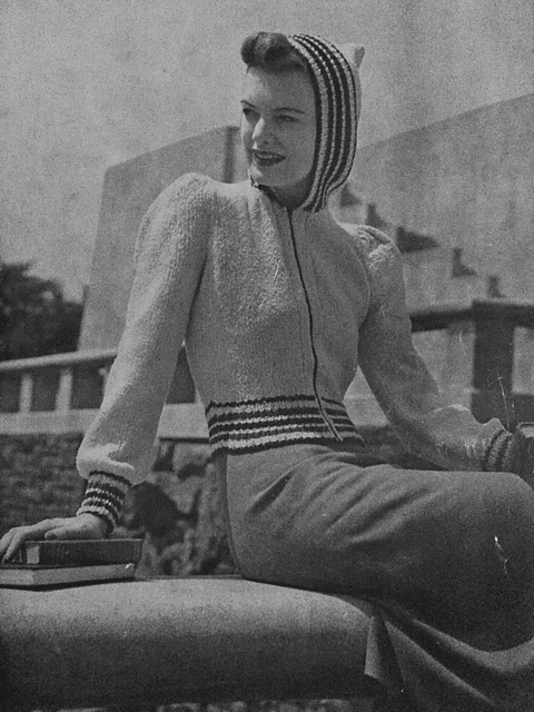Hooded Sweater of Pirandelle, Style No. 293