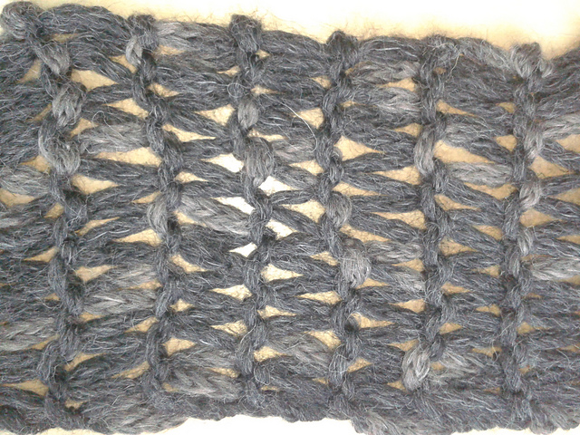 Fast N Easy Drop Stitch Scarf