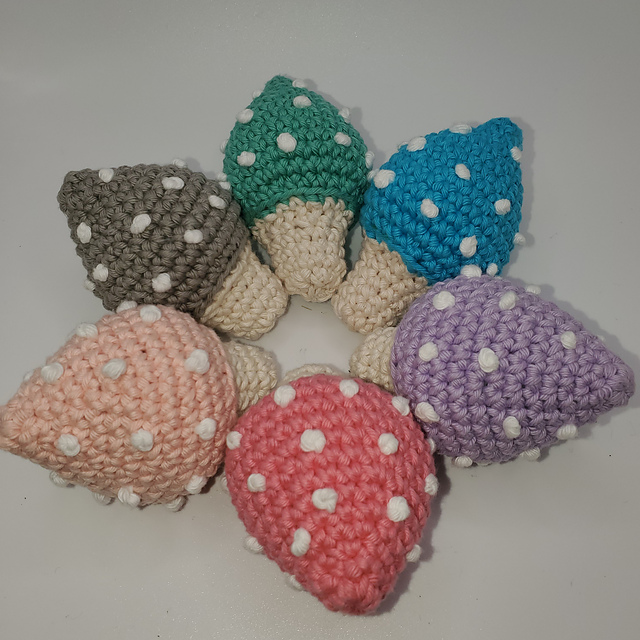 No Sew Pointed Mushroom