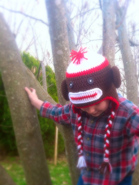 Sock Monkey Hat