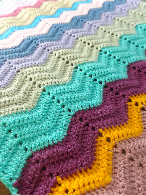 Perfect Chevrons Afghans