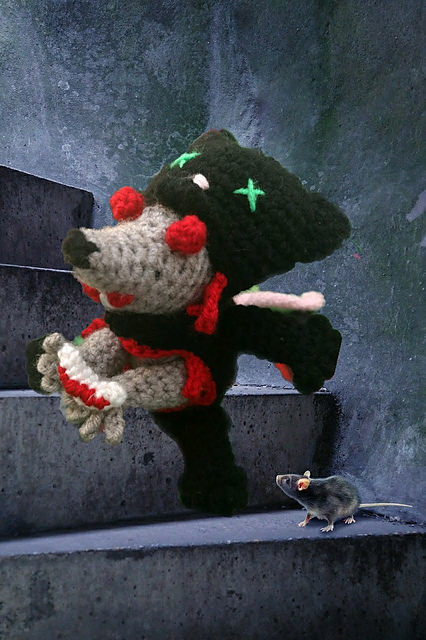 Edward the Fat Rat in a Dead Cat Suit