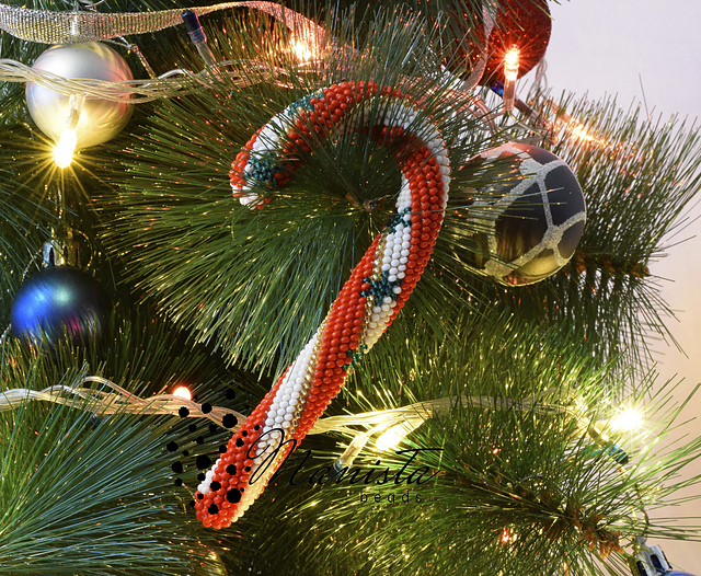 Candy Cane Christmas Ornament