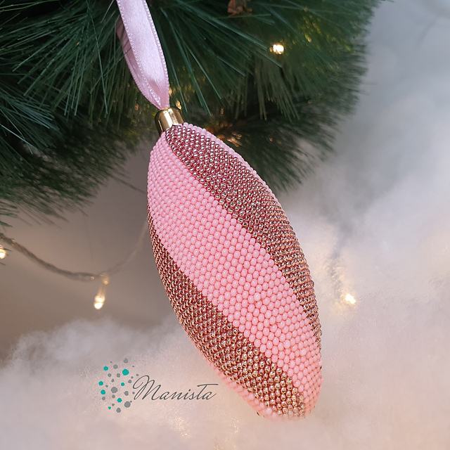 Blissfully Pink Christmas Ornament